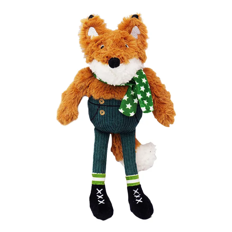 House of Paws Christmas Squeaker Dog Toy - Star Fox